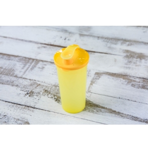 Reusable PP <b>Plastic</b> Shaker <b>Cup</b> with Secure Flip Top Lid for Protein Shakes Smoothies Gym and Fitness Vibrant Colors - Product Image 1
