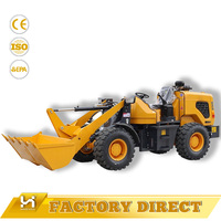 Wheel Loader Kecil 800kg Bersertifikasi CE, Front End Loader dengan Bucket untuk Pertanian, Bangunan, dan Penanganan Material