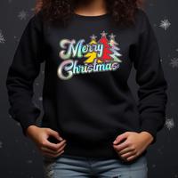 Hologramme Argent Vinyle Transfert Imprimé Joyeux Noël Arbre Strass Transfert De Chaleur Fer sur pour Vêtements