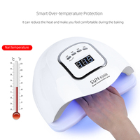 KKS portable 90/72W minuterie auto capteur vernis gel de table uv led lampe à ongles sèche-lampe