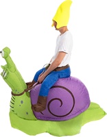 Costume gonflable d'Halloween à monter, costume gonflable d'escargot