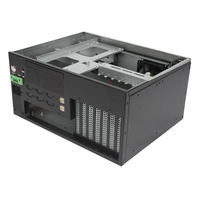 Boîtier industriel mural MACASE T429F-1 IPC 1U, design spacieux, ventilateurs, boîtier d'ordinateur vide, prise en charge de l'alimentation flexible, stock disponible