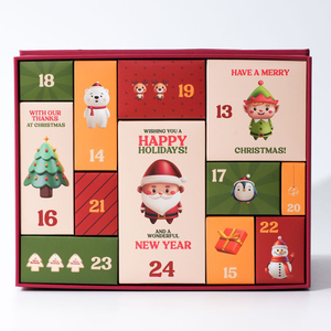 <span class=keywords><strong>Calendrier</strong></span> de l'avent vide <span class=keywords><strong>2024</strong></span> maquillage beauté bougies cosmétiques boîtes de noël personnalisé vacances <span class=keywords><strong>calendrier</strong></span> de l'avent boîte Alphabet boîte-cadeau - Product Image 4