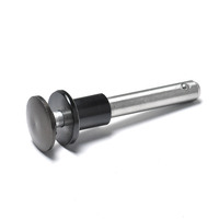 Goupille à dégagement rapide à double tête plate en acier inoxydable M6 M8 1/4" 1/2" pour machines de transformation et d'emballage alimentaire