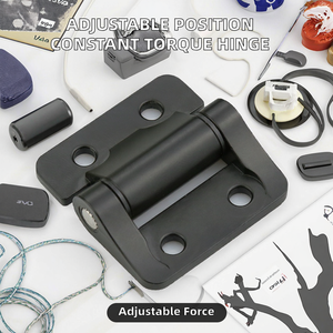 Charnière industrielle en alliage de zinc à friction réglable, contrôle de position, couple constant, angle d'ouverture 180°, pour portes de 2 mm d'épaisseur - Product Image 2