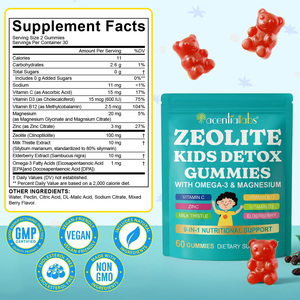 Gomitas Veganas de Zeolita Acentiallabs <span class=keywords><strong>9</strong></span> en 1, Suplementos Dietéticos Diarios, Gomitas de Zeolita <span class=keywords><strong>Detox</strong></span> para Niños, Apoyo Digestivo y para los Huesos - Product Image 2