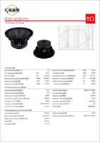 Altavoz de 12 Pulgadas Nuevo de Fábrica 12100-014, 8 Ohmios, 800W RMS, Bobina de 4 Pulgadas, Altavoz Woofer de 220 mm con Doble Imán para Sistema de Audio Profesional