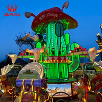 Manège autoportant en fibre de verre à 12 places pour parcs d'attractions et fêtes foraines, à vendre