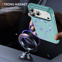 Coque de téléphone magnétique de qualité supérieure, couleur unie, avec fonctions étanches et antichoc, design à anneau magnétique, style unique