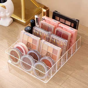 7 sezioni organizzatore moderno per la tavolozza dei cosmetici per il trucco moderno cassetto per vanità da banco con Palette per ombretti - Product Image 2