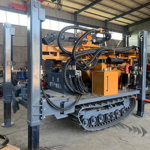 Volledig hydraulische dieselmotor waterputboorinstallatie modderpomp rups type hoge mobiliteit max. 500m boordiepte exploratie - Product Image 4