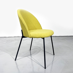 Aceptamos Personalización de tela, restaurante <span class=keywords><strong>italiano</strong></span> minimalista moderno para el hogar, cafetería, silla de comedor de Hotel, respaldo de bolsa suave de hierro - Product Image 2