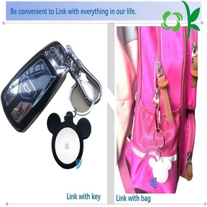 OKSILICONE - Funda Protectora <span class=keywords><strong>de</strong></span> Silicona Personalizada con Forma Encantadora Antipérdida para Mascotas, para Airtag, Funda Protectora <span class=keywords><strong>de</strong></span> Silicona - Product Image 3