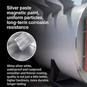 Silver Powder Paint Anti-rust Paint Silver Paint Metal Paint Water-based Silver <b>Paste</b> Enamel for Steel Structures Railings - Product Image 6