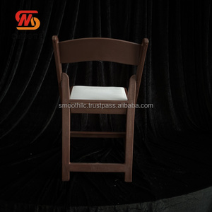 Chaises pliantes en résine marron rembourrées SMOOTH pour événements, vente en gros, fête de jardin, mariage, salle à manger, Wimbledon - Product Image 2