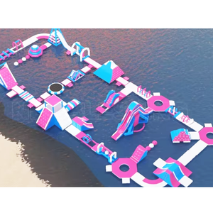 Outdoor Mobile Commercial <b>Inflatable</b> Floating Water Park With PVC Material EN14960 Certified 3-Year Warranty Water Park Adult Gi - Product Image 1