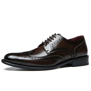 Zapatos formales de vestir para hombre, transpirables, de gran tamaño, de cuero genuino, para oficina, negocios, profesionales, casuales, tipo Oxford. - Product Image 6