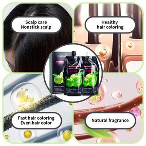 ครีมย้อมผมสีเขียวแอปเปิ้ล ปราศจากแอมโมเนีย ขนาด 500 มล. x2  รับผลิตตามสั่งพร้อมโลโก้ - Product Image 3