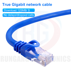 RG UTP sttp FTP Cat5e Cat6 Cat6A <span class=keywords><strong>สาย</strong></span>แพทช์ CAT7 RJ45 24AWG 26AWG ทองแดงเปลือย PVC LSZH 1ม. 2ม. 3ม. 5ม. 10ม. 10ม. <span class=keywords><strong>สาย</strong></span>สื่อสาร - Product Image 4