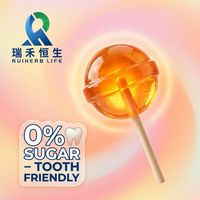 Sucettes sans sucre à la vitamine C à base d'xylitol, bonbons sains aux saveurs de fruits pour la consommation quotidienne