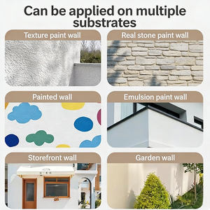 <span class=keywords><strong>Pintura</strong></span> Acrílica Premium para Exteriores, de Larga Duración, Resistente a la Intemperie y Anti-Algas, <span class=keywords><strong>Colores</strong></span> Personalizados, Aplicación con Brocha, para <span class=keywords><strong>Fachadas</strong></span> de Villas, Apartamentos y Edificios - Product Image 6