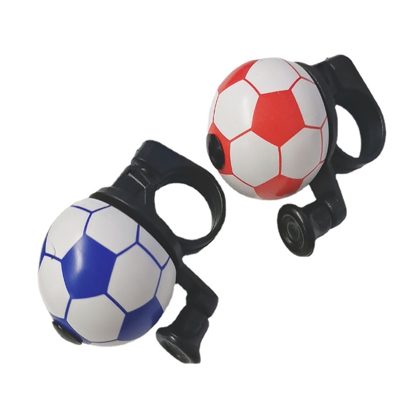 Новейший велосипедный Колокольчик в форме футбольного мяча 100 дБ модный мини-велосипедный звуковой сигнал свежий цвет маленький колокольчик