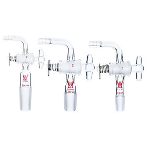 Adaptateur <span class=keywords><strong>de</strong></span> contrô<span class=keywords><strong>le</strong></span> <span class=keywords><strong>de</strong></span> débit en verre borosilicaté à angle <span class=keywords><strong>de</strong></span> 90 degrés avec robinet en verre, fournitures <span class=keywords><strong>de</strong></span> <span class=keywords><strong>laboratoire</strong></span> <span class=keywords><strong>de</strong></span> <span class=keywords><strong>chimie</strong></span> personnalisées CS Labglass - Product Image 2