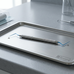 Explorador Dental de Mango Sólido con Doble Punta .40 .45, Instrumento Manual Clase I para Limpieza y Relleno - Product Image 3