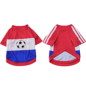 Camiseta de Verano para Perro, Diseño de Copa Mundial de Fútbol, Nueva, Linda, de Malla, Cómoda, Transpirable, de Dos Patas y Manga Corta para <span class=keywords><strong>Samoyed</strong></span>, Fabricada en China - Product Image 4