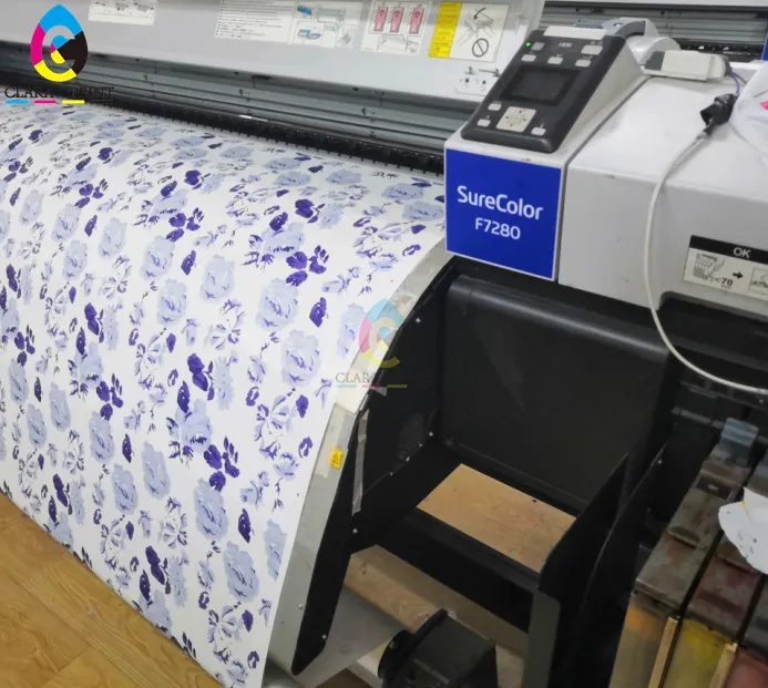 Used 64inch Surecolor F7280 inkjet sublimation printer with TFP print head