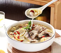 Ensemble de bols surdimensionnés Custim les plus vendus bols à soupe en céramique résistants à la chaleur pour poisson bouilli et cuisine asiatique