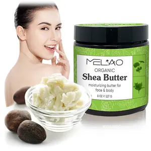 Großhandel Bio raffinierte Butter Körper lotion Haar reparatur natürliche Ghana Vegan Whipped Shea Butter Creme für natürliches Haar