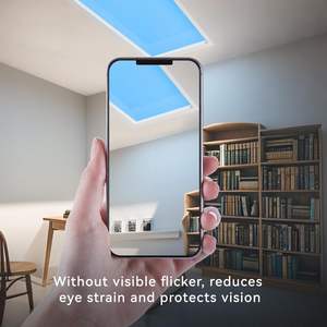 사무실 주거 및 상업용 건물을위한 자연선 모드를 갖춘 LED 스마트 블루 스카이 라이트 인공 채광창 패널 - Product Image 3