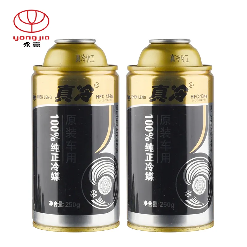 R134a gaz 300g 340g 500g küçük can 134 134a r134a soğutucu gaz r134a aerosol kap