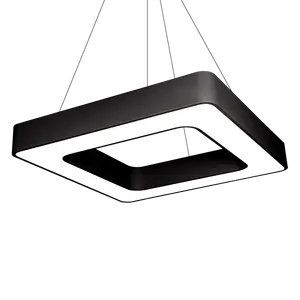任何尺寸和形状定制方形led线性灯具悬挂安装用于办公室照明