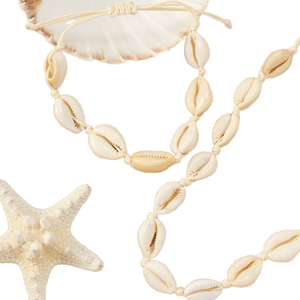 Boho Chic Women's Natural White <b>Shells</b> Braided <b>Bracelets</b> Spring New Beach Seashell Jewelry for Gift Wholesale - Product Image 3