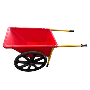 Carrinho De Mão De Duas Rodas De Metal De Grande Capacidade Customizável OEM Pequeno Jardim Dump Handcart Construção Handcart - Product Image 3