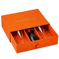 Boîte cadeau de luxe à double porte avec impression de logo sur mesure, emballage en papier, estampage or, boîte rigide pour spiritueux et whisky avec bouteille
