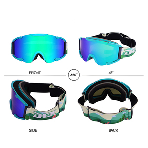 DEX Logotipo personalizado MX racing <span class=keywords><strong>motocross</strong></span> <span class=keywords><strong>gafas</strong></span> moto MX <span class=keywords><strong>gafas</strong></span> todoterreno <span class=keywords><strong>gafas</strong></span> motocicleta negro googles - Product Image 2