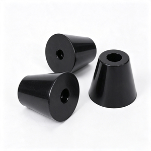 Pieds coniques en caoutchouc <span class=keywords><strong>Sorbothane</strong></span> robustes pour sols industriels, pare-chocs en caoutchouc, fournis directement par l'usine - Product Image 1