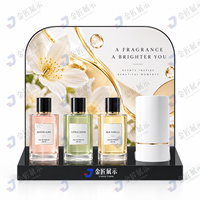 Support d'affichage personnalisé en acrylique pour produits de maquillage et de parfumerie, pour boutique, présentoir de parfums