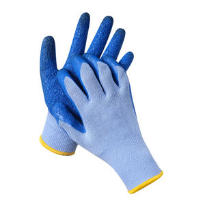 Gants de sécurité en latex froissé HH CVC LTX CRK avec doublure en polyester, paume et doigts enduits, antidérapants, poignet en tricot élastique - Product Image 6