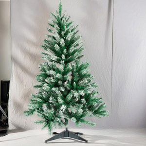 ต้นคริสต์มาสพีวีซีเคลือบหิมะขนาด 6 ฟุต ขายส่ง - ต้นคริสต์มาสประดิษฐ์คุณภาพพรีเมียม 1500 ยอดกิ่ง - Product Image 1