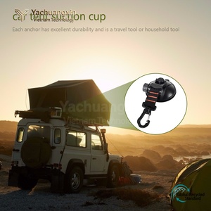 Gancho mosquetón con ventosa y correa de nailon para actividades de camping al aire libre, uso en todas las estaciones, 1 unidad - Product Image 3