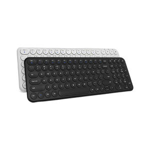 Teclado inalámbrico blanco para ordenador portátil para Juegos de oficina universal con Mini <span class=keywords><strong>Nano</strong></span> receptor Fabricante Teclado de membrana ultrafino - Product Image 4