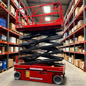 मुफ्त शिपिंग स्पॉट आपूर्ति 6 मीटर 8 मीटर 10 मीटर 12 मीटर 320 किलोग्राम मिनी वाहन स्व-चालित इलेक्ट्रिक टेबल कार हाइड्रोलिक प्लेटफॉर्म कैंची लिफ्ट - Product Image 1