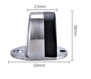 High Quality Metal Rubber <strong>Door</strong> <strong>Draft</strong> <strong>Stopper</strong> Stainless Steel 304 <strong>Door</strong> <strong>Stopper</strong> Wall Protector for Bedroom <strong>Doors</strong> - Product Image 6