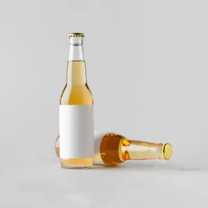 Empty Glass 750ml 550ml 330ml Beer Bottle Factory Wholesale Garrafa Transparente