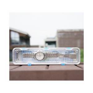Boîte d'emballage de membrane de bijoux transparente antichoc de vitrine de montre <span class=keywords><strong>en</strong></span> plastique de moulage par injection - Product Image 1