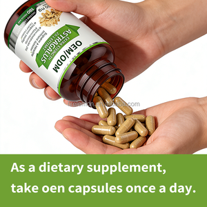 Suplemento de Extrato de Raiz de Astrágalo 20:1 de Força Extra <span class=keywords><strong>OEM</strong></span>/ODM 5000 mg Cápsulas de Astrágalo Suplemento Dietético - Product Image 5